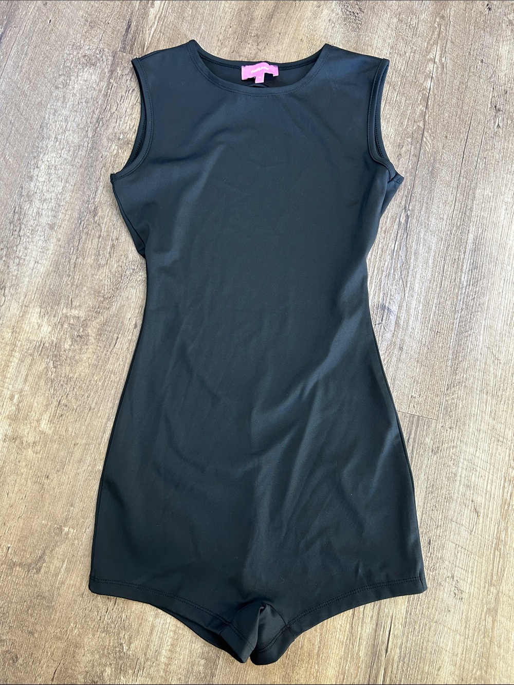Black Sleeveless Romper  - xs